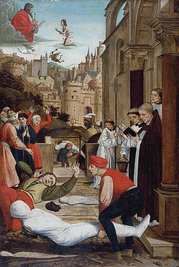 Priests during the Middle Ages courageously cared for the sick. Today, priests are in hiding.